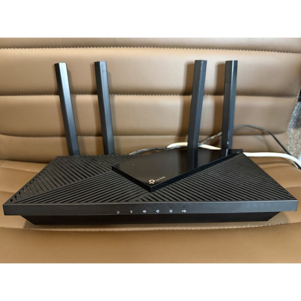 TP-Link AX1800 dual-band Wi-Fi 6 router, model: archer AX21 - Black